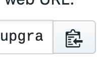 GitHub clipboard arrow icon